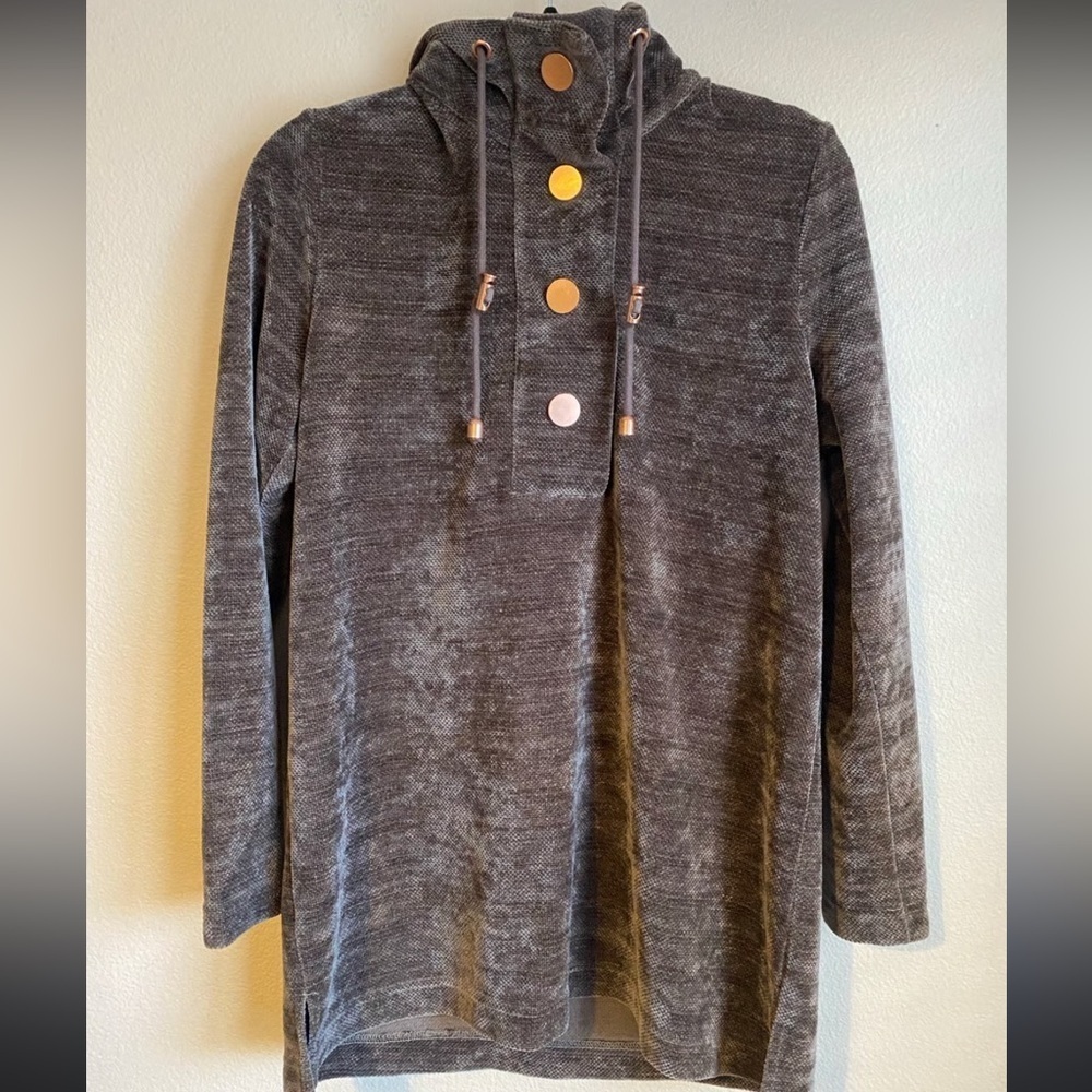 Soft Surroundings St. Germain Mocha Mousse pullover super soft. Size 14